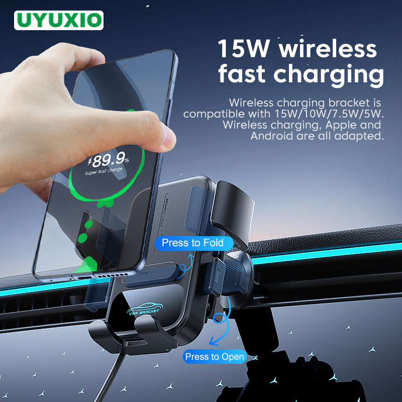 Phone Cooling Fan - UYUXIO 에어벤트 차량용 핸드폰 거치대 15W