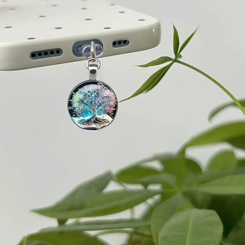 Phone Accessories Unique - 휴대폰 먼지 방지 플러그 생명의 나무