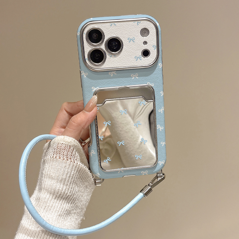 귀여운 리본 거울 카드 홀더 폰 케이스 (아이폰17 1 - Phone Accessories Case 리뷰 및 가격