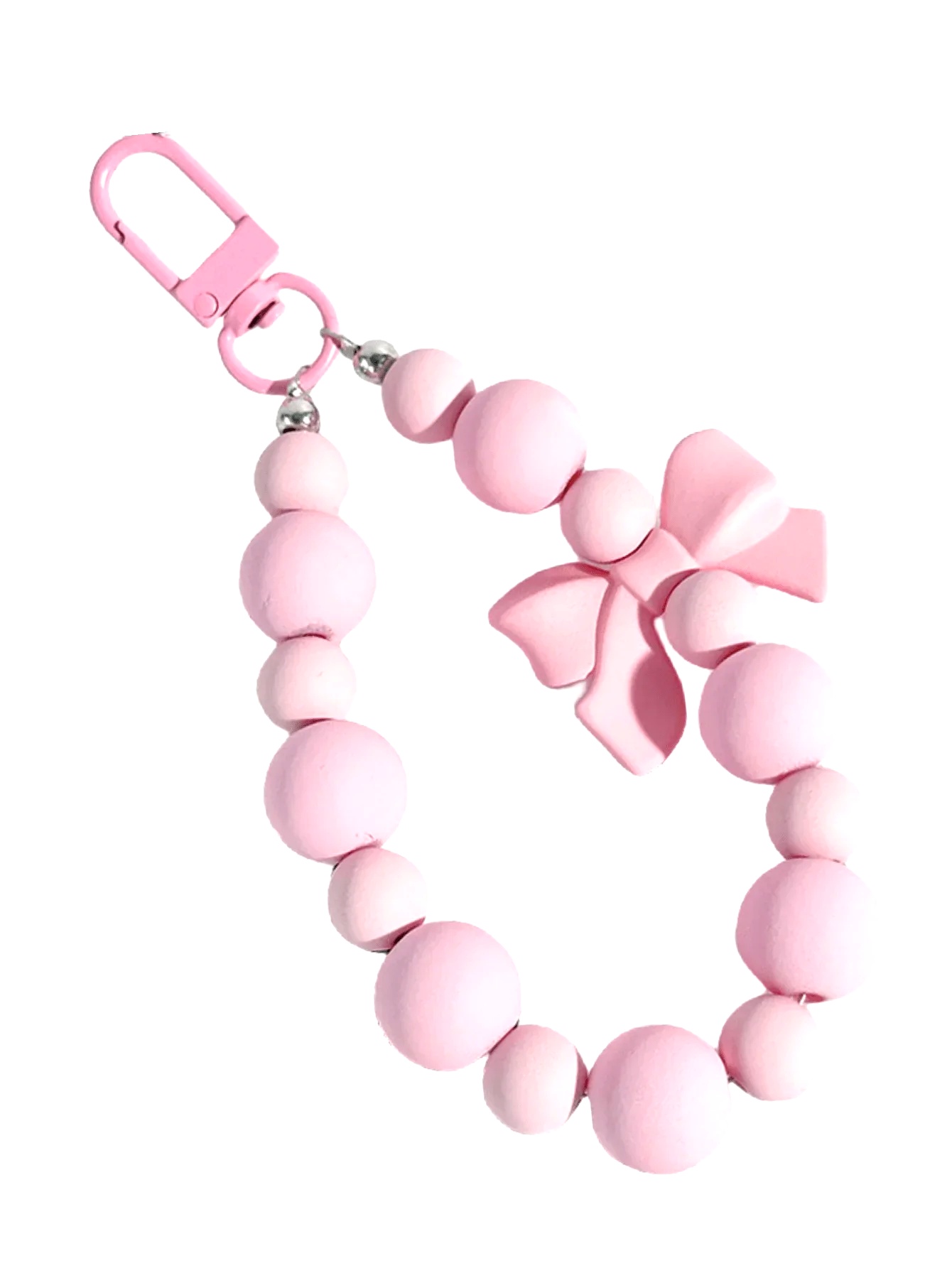 핑크 펄 보우 키체인 휴대폰 체인 이어폰 케이스 분실  - Phone Accessories For Teens 리뷰 및 가격