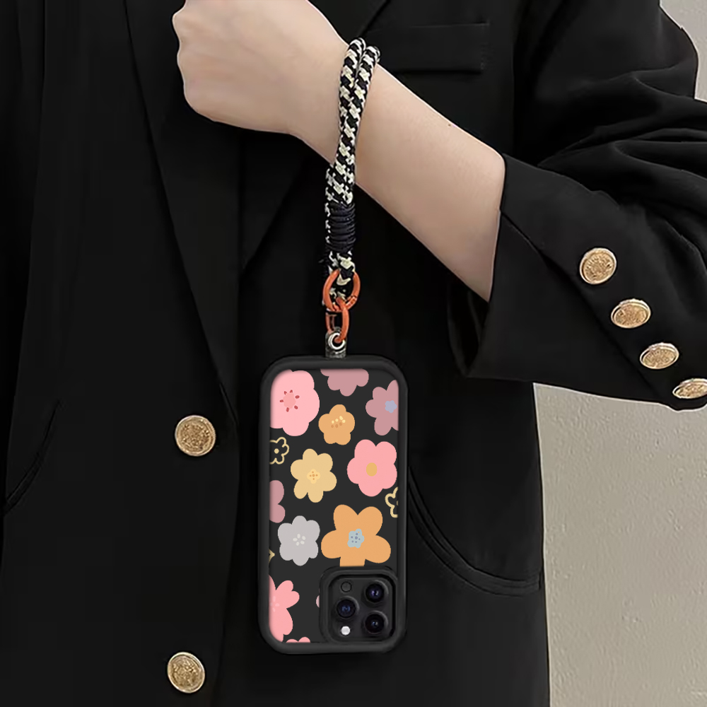 마카롱 플라워 스트랩 로프 폰 케이스 아이폰 12 13 - Lanyard Phone Strap 리뷰 및 가격