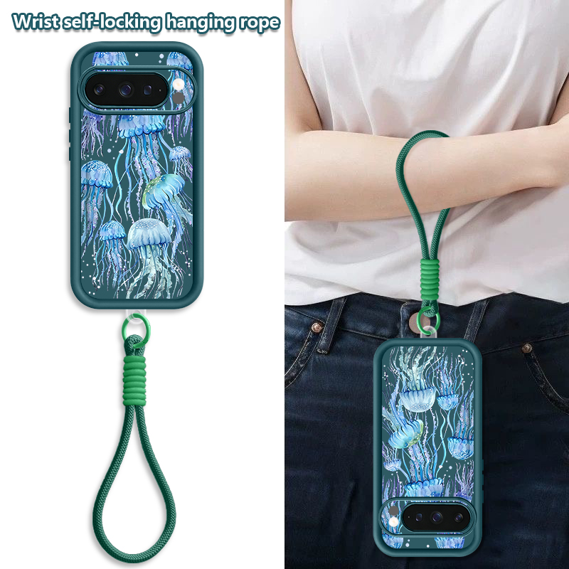  혹등고래 프린트 손목 스트랩 끈 케이스 (구글 픽셀  - Lanyard Phone Strap 리뷰 및 가격