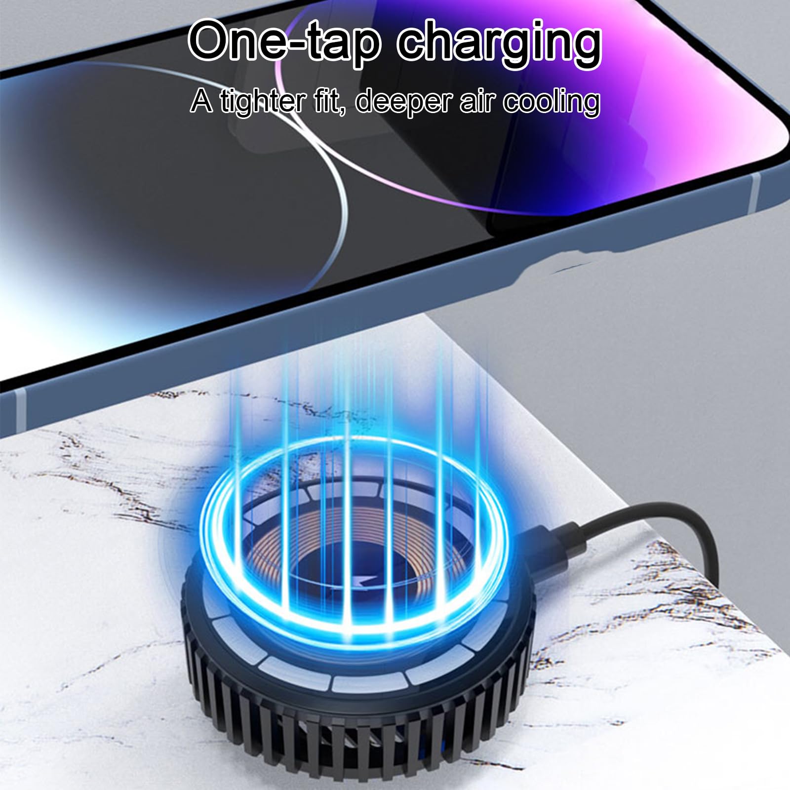 15W 무선 충전기, 보조 냉각 팬 내장, 2-in-1 - Phone Cooling Fan 리뷰 및 가격