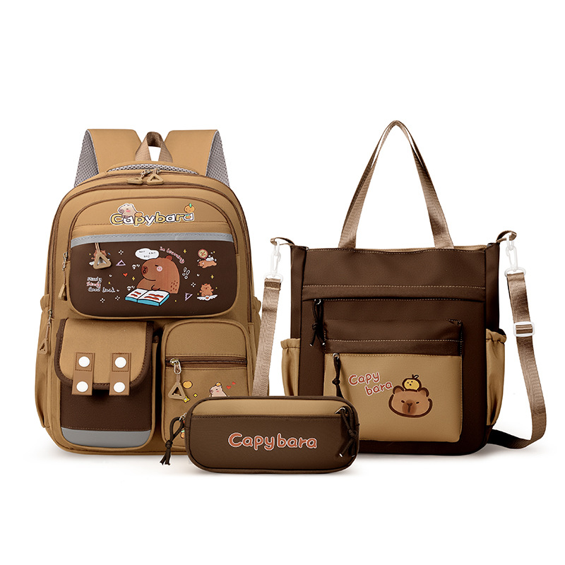 카피바라 스쿨 백팩 십대 소녀들을 위한 학교 가방 세트 - Phone Accessories For Teens 리뷰 및 가격
