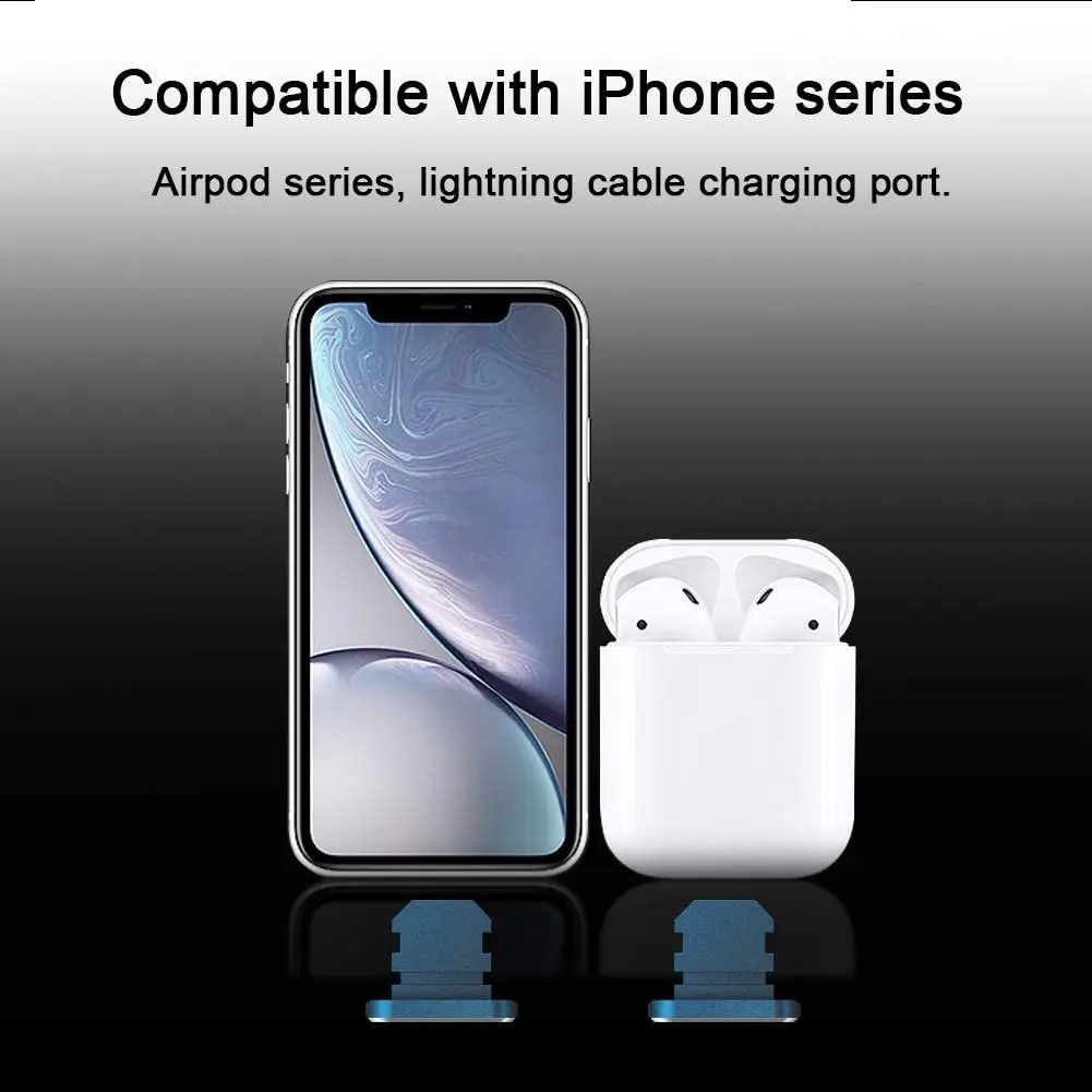 2개입 메탈 먼지 마개 충전 포트 먼지 마개 아이패드  - Phone Accessories Unique 리뷰 및 가격