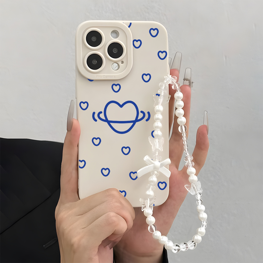 블루 하트 폰 케이스 삼성 갤럭시 S26 S25 S24 - Lanyard Phone Strap 리뷰 및 가격