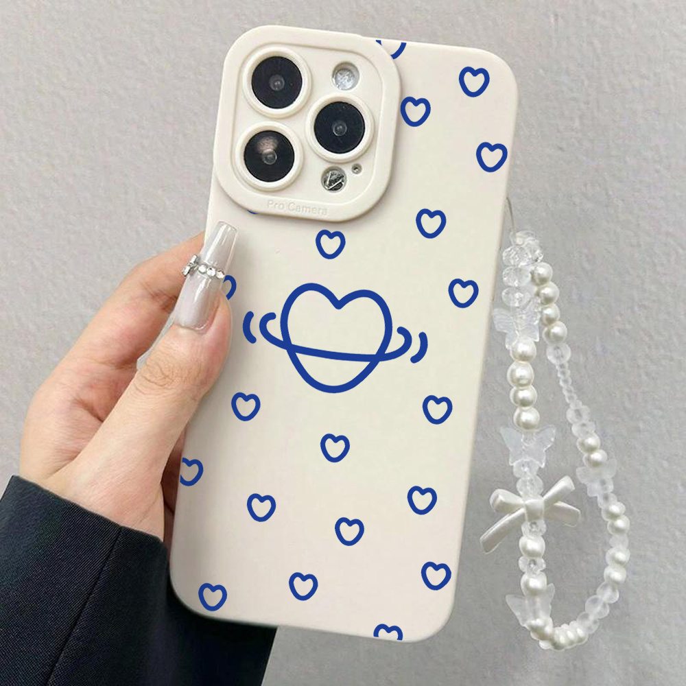 블루 하트 폰 케이스 삼성 갤럭시 S26 S25 S24 - Lanyard Phone Strap 리뷰 및 가격