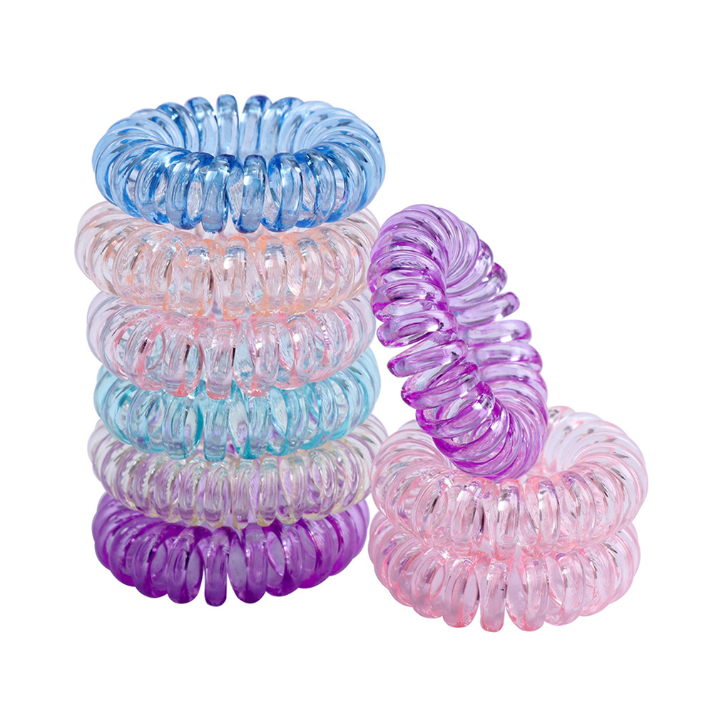 여성용 투명 헤어 타이, 나선형 전화 코드, 간단한 전 - Phone Accessories China 리뷰 및 가격