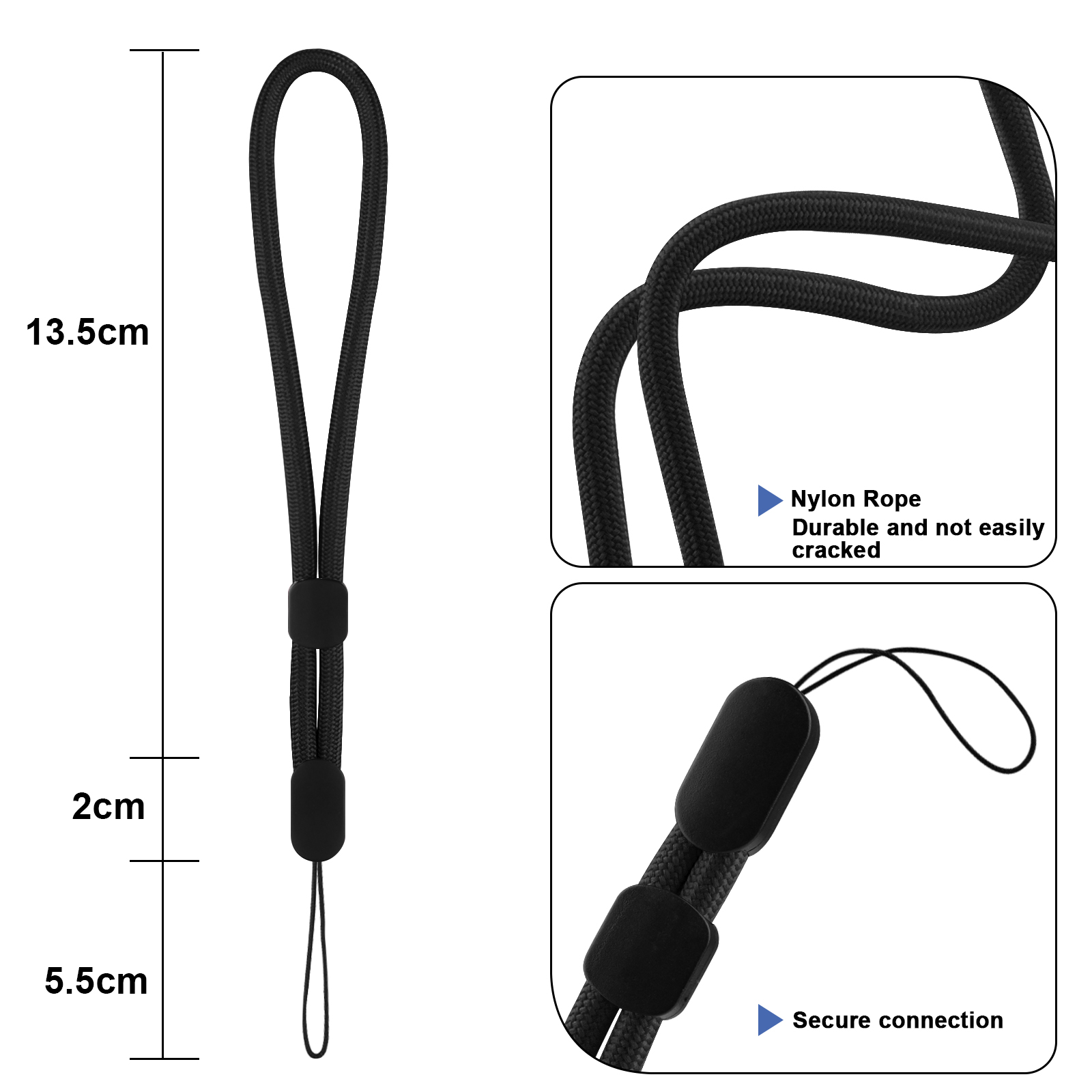 6개/세트 손목 스트랩 랜야드 나일론 손목 스트랩 휴대 - Phone Accessories Case 리뷰 및 가격