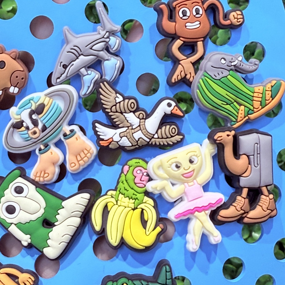 1-13Pcs 상어 코끼리 Monkry 성인 PVC 신 - Phone Accessories Unique 리뷰 및 가격