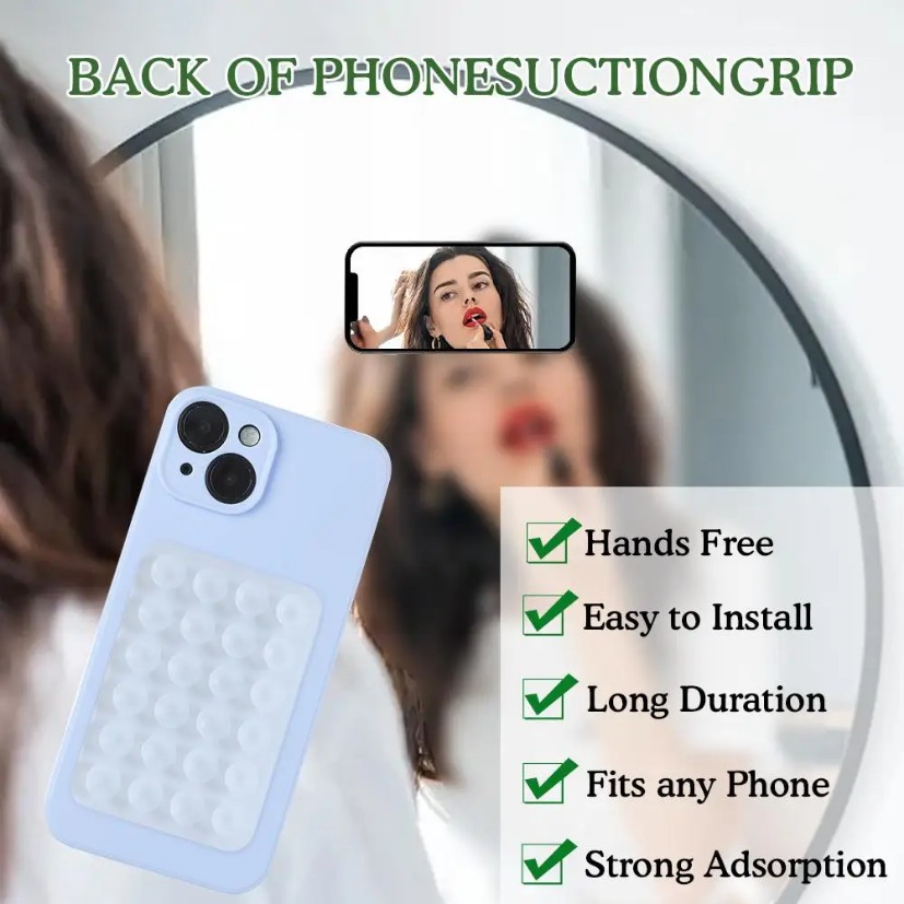 실리콘 흡착식 휴대폰 홀더 매트 다기능 흡착컵 벽 거치 - Phone Accessories Case 리뷰 및 가격