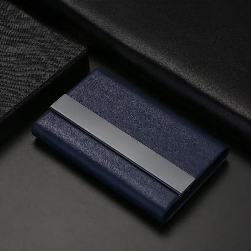 사용자 정의 로고 PU 가죽 스테인레스 스틸 명함 케이 - Phone Accessories Company 리뷰 및 가격