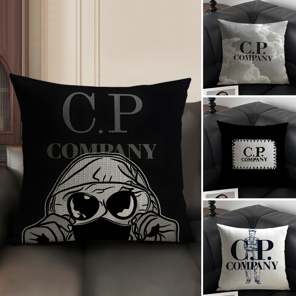 C-CP C-컴퍼니 로고 쿠션 커버 천연 린넨 유기농  - Phone Accessories Company 리뷰 및 가격