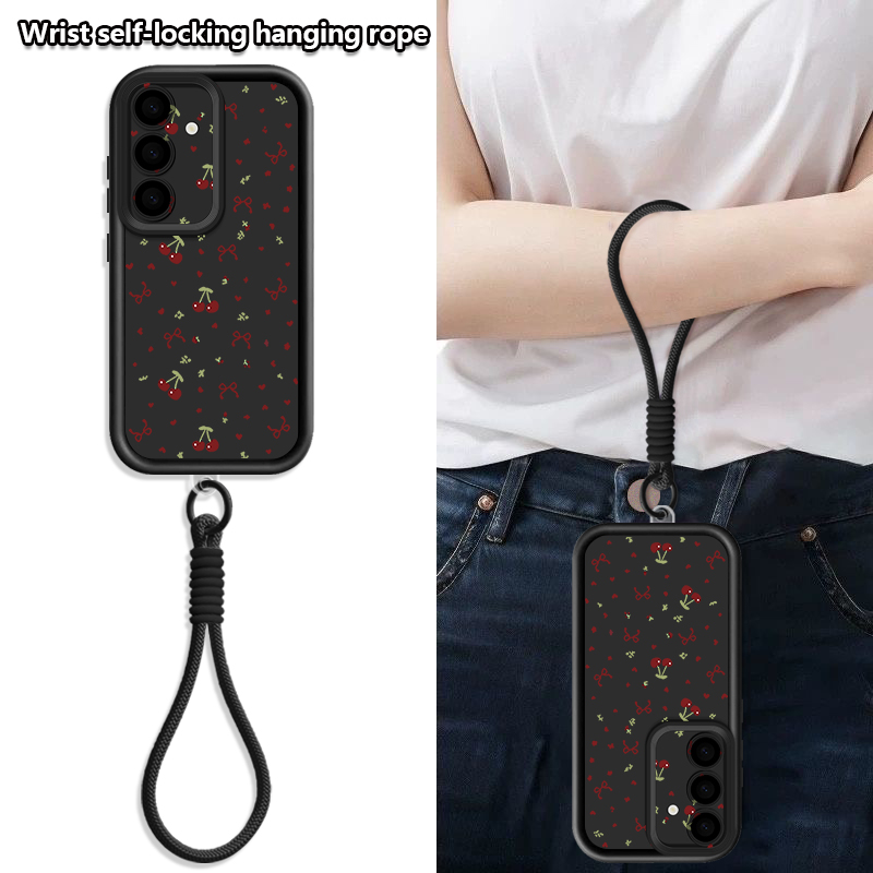 리틀 체리 패턴 끈형 폰 케이스 삼성 갤럭시 S26 S - Lanyard Phone Strap 리뷰 및 가격