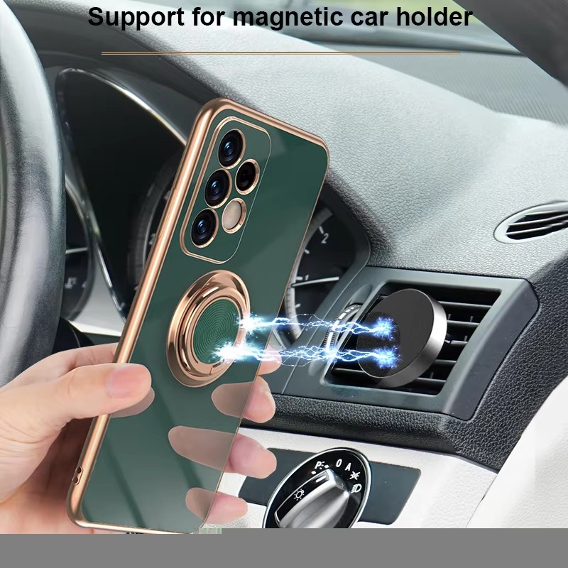 럭셔리 도금 마그네틱 360 ° 삼성 갤럭시 A07 A - Phone Accessories Case 리뷰 및 가격