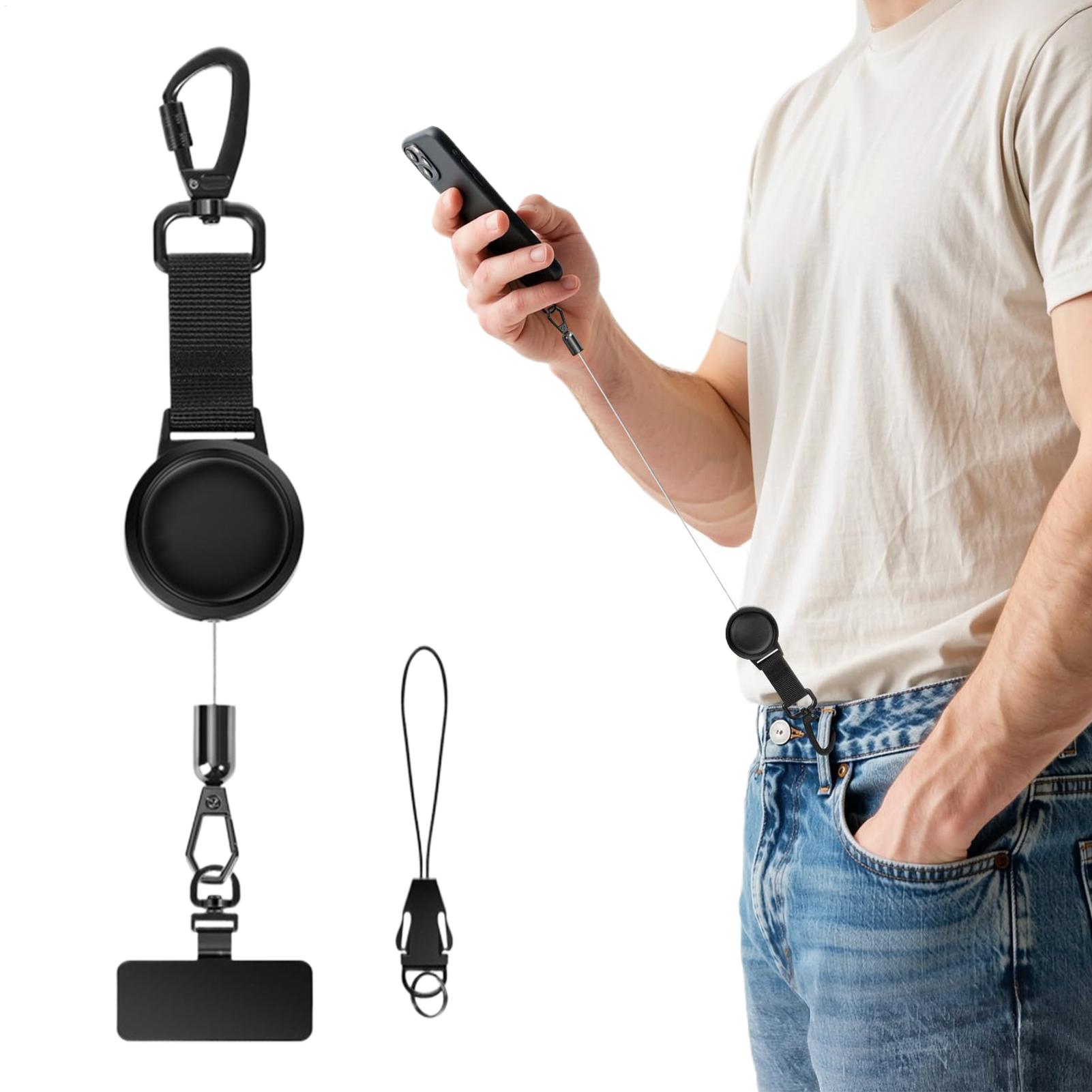 접이식 휴대폰 끈 도난 방지 보안 스트랩 잠금 카라비너 - Lanyard Phone Strap 리뷰 및 가격