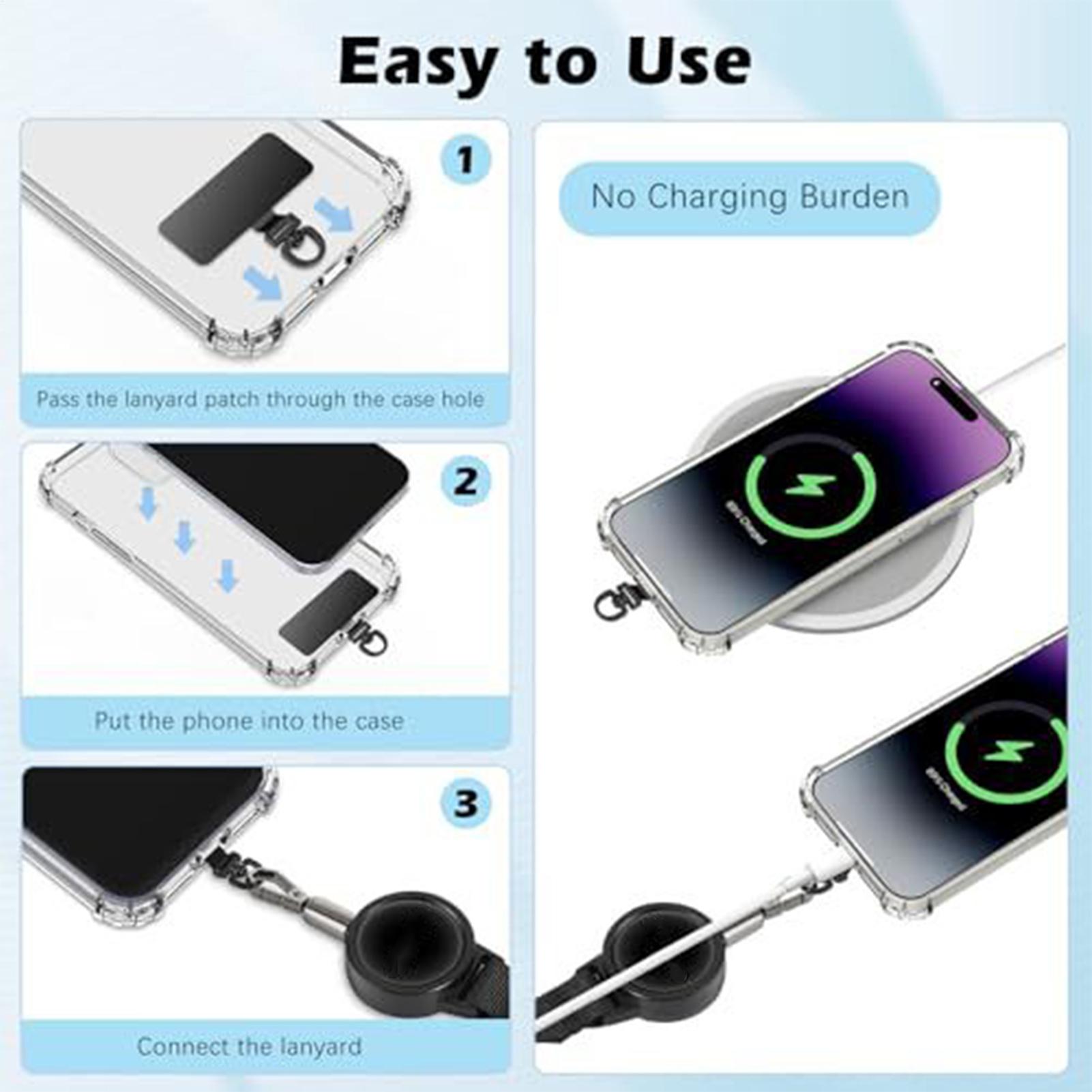 접이식 휴대폰 끈 도난 방지 보안 스트랩 잠금 카라비너 - Lanyard Phone Strap 리뷰 및 가격